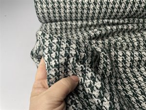 Strikagtig - hanefjed look i grøn